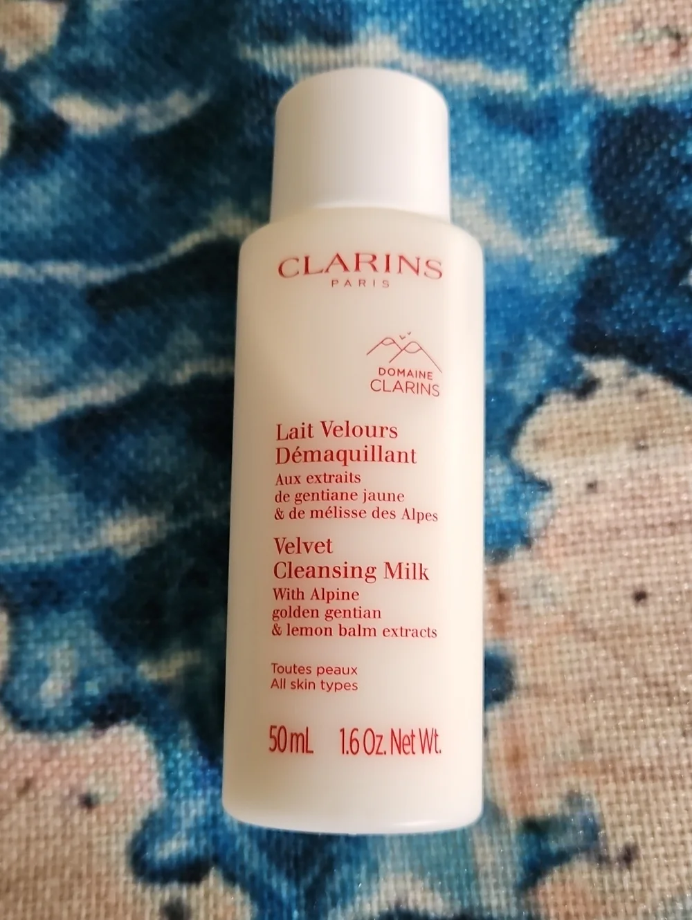 Clarins Skincare With Tweed Cosmetic Bag